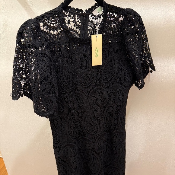 JADE Black Lace Dress XS - Picture 1 of 3